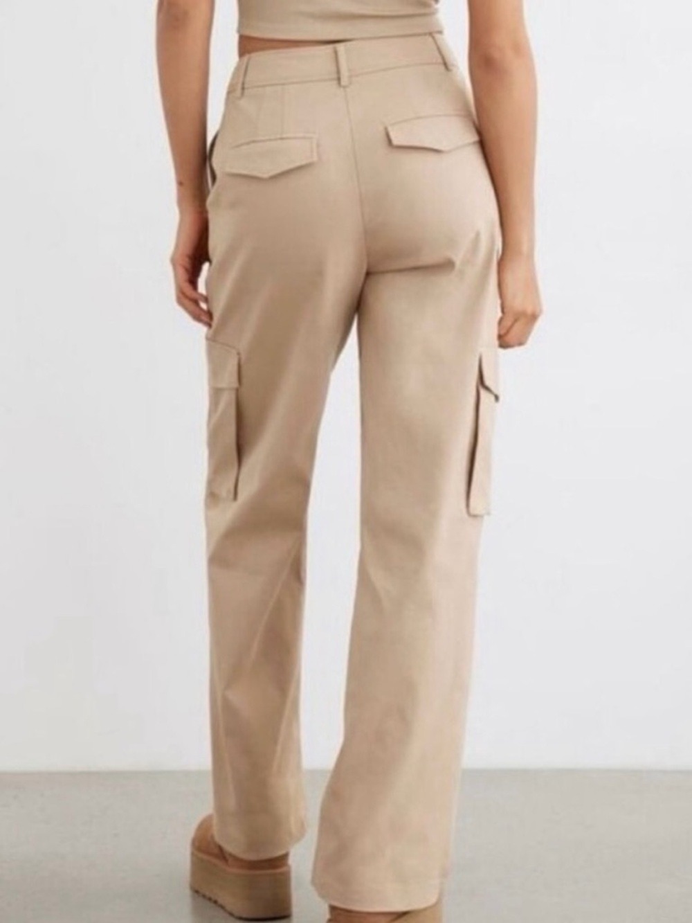 Dynamite Ladies Cargo Pants - Tan
